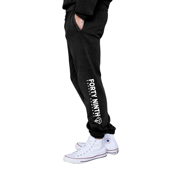 Forty Ninth Diamond Black Jogger