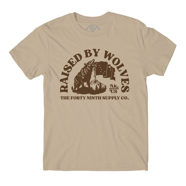 Raised By Wolves Tan T-Shirt