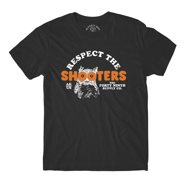 Respect The Shooters Black T-Shirt