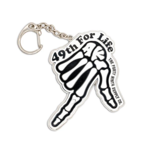 AK For Life Metal Keychain