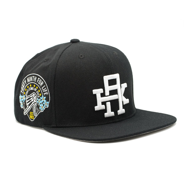 Forty Ninth For Life Black Snapback Hat