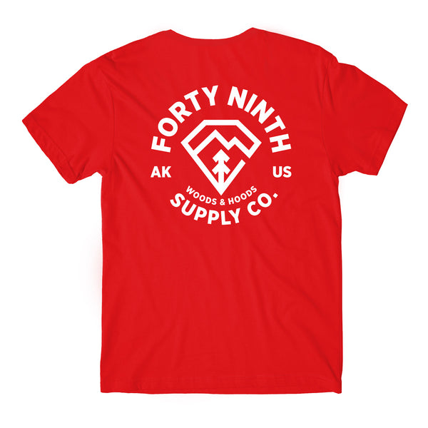 Diamonds And Woods Red T-Shirt