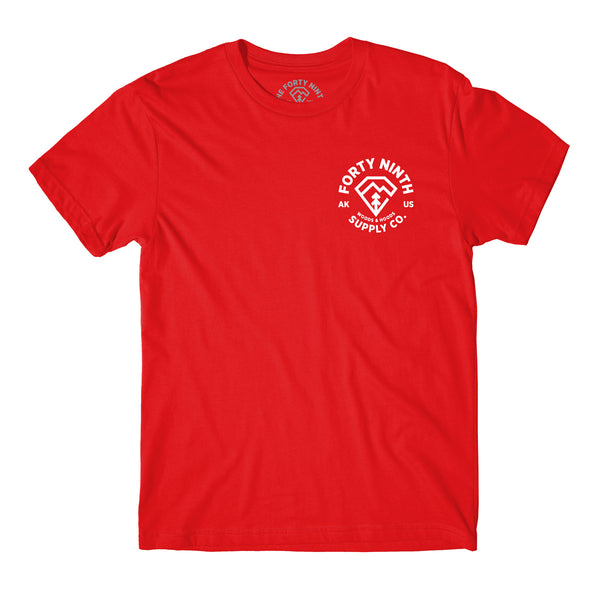 Diamonds And Woods Red T-Shirt