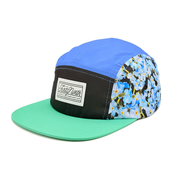 Forty Ninth Forget Me Not Blue Camper Hat