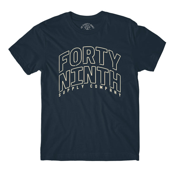 Forty Ninth Laser Navy T-Shirt