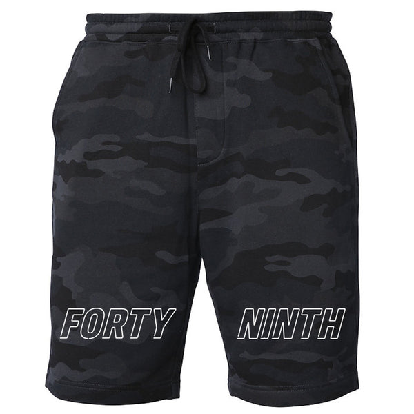 Forty Ninth Laser Black Shorts
