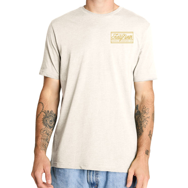 The Standard Logo Oatmeal Heather T-Shirt