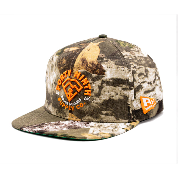 Raised By Woods Real Tree Camo Snapback Hat