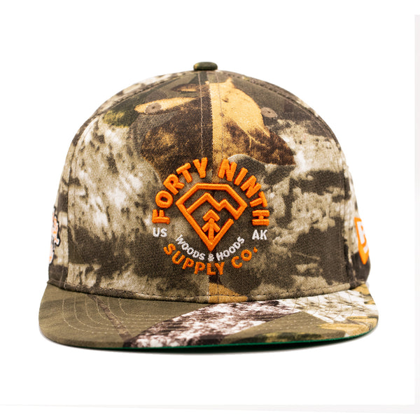 Raised By Woods Real Tree Camo Snapback Hat