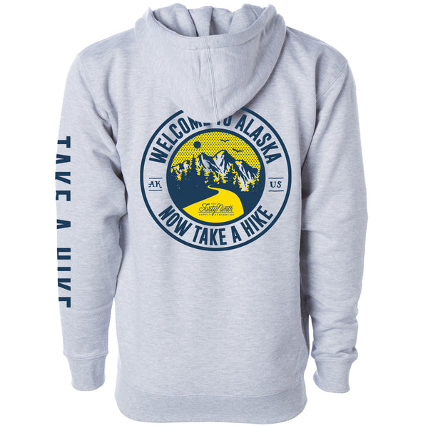 Take A Hike Heather Zip Hoodie