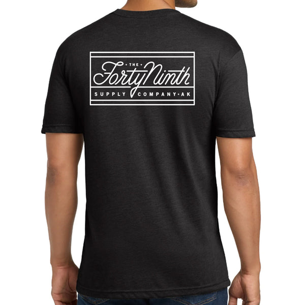 The Standard Logo Premium Tri-Blend Black T-Shirt