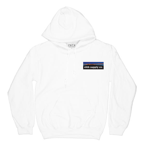 Sleeping Lady White Hoodie