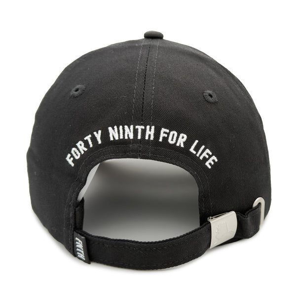 49th For Life Black Dad Hat