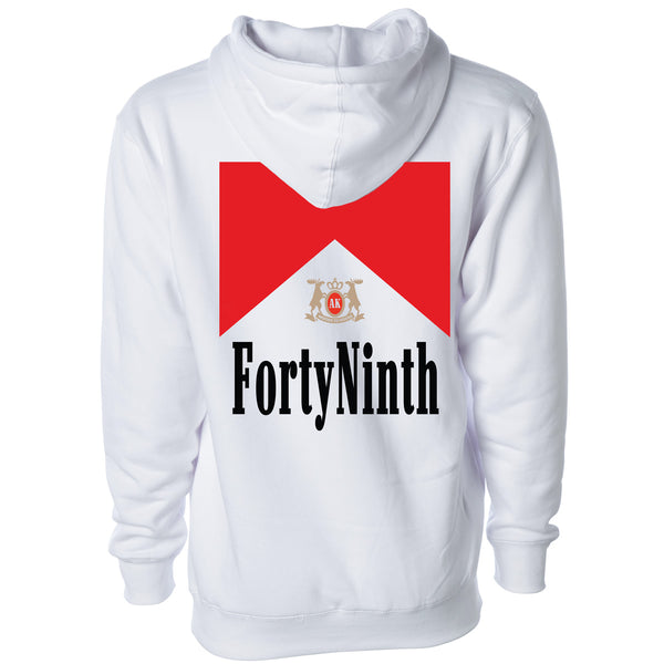 Forty Ninth Banner White Hoodie