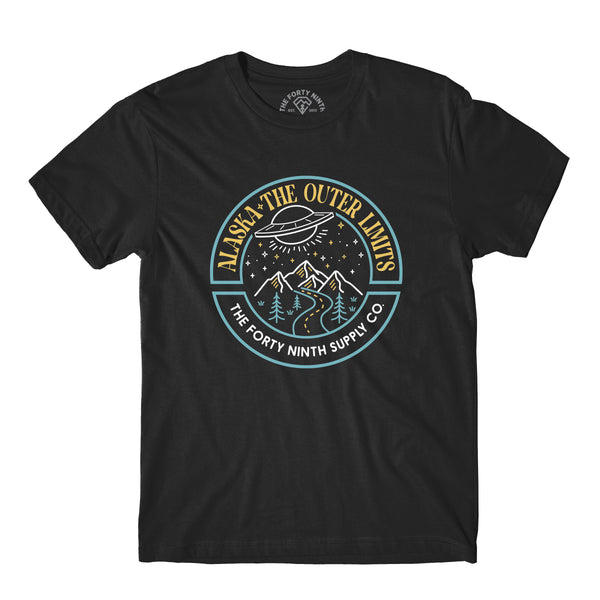 Alaska The Outer Limits Black T-Shirt