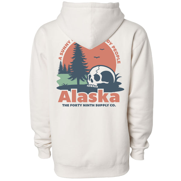 Sunny Place For Shady People Cream Hoodie