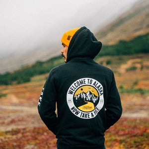 Take A Hike Black Hoodie