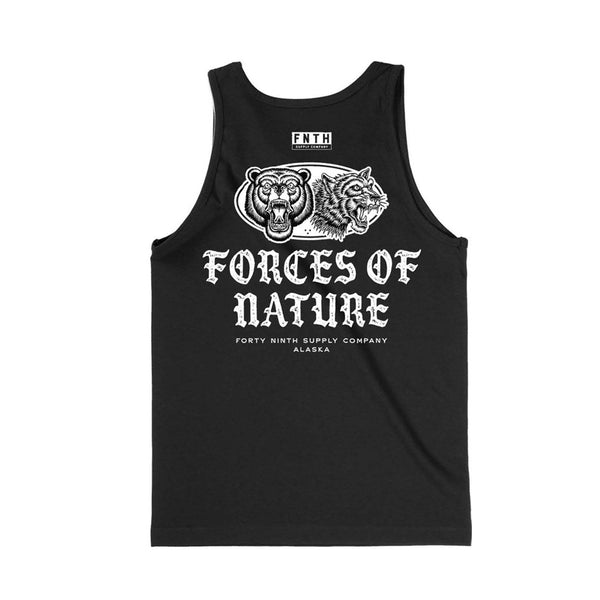 Force Of Nature Black Tank Top