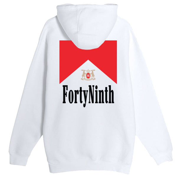 Forty Ninth Banner White Hoodie