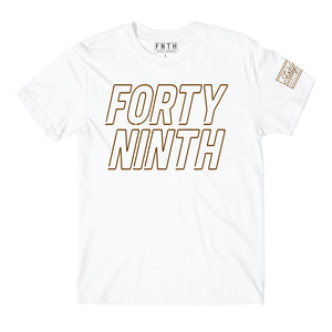 FORTY NINTH LASER WHITE T-Shirt