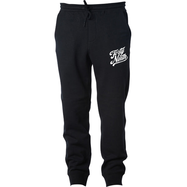 Forty Ninth Script Black Jogger