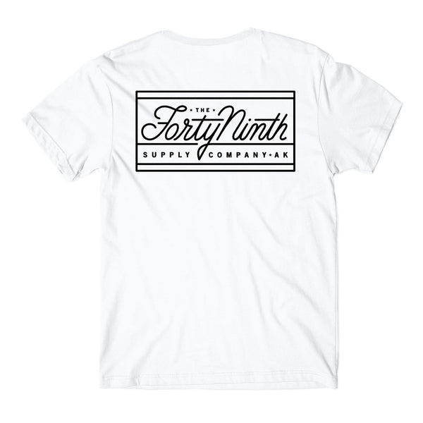 The Standard Box Logo White T-Shirt