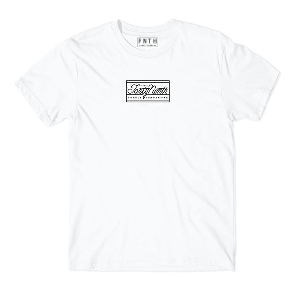 The Standard Box Logo White T-Shirt