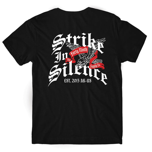 Strike In Silence Black T-Shirt