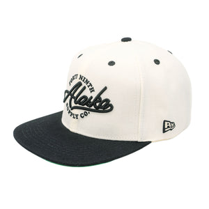 Alaska True To The North Cream/Black Snapback Hat