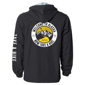 Take A Hike Black Hooded Coaches Jacket