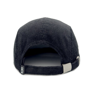 The Outsiders Black Corduroy 5 Panel Camper Hat