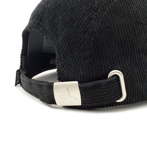 The Outsiders Black Corduroy 5 Panel Camper Hat