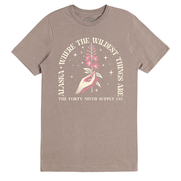 Where The Wildest Things Are Womens Brown Heather T-Shirt