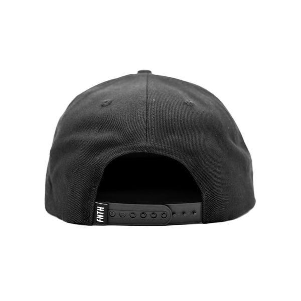 AK State Cluster Black Snapback Hat