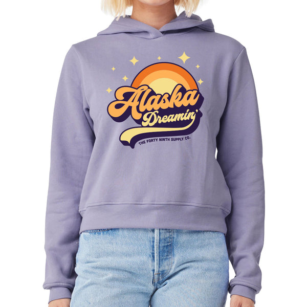 Alaska Dreamin' Lavender Hoodie
