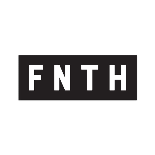 FNTH Bar Logo  Black Sticker