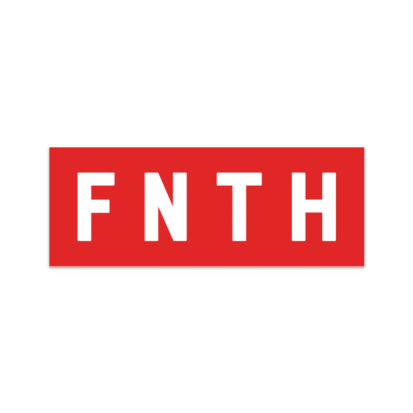 FNTH Bar Logo Red Sticker