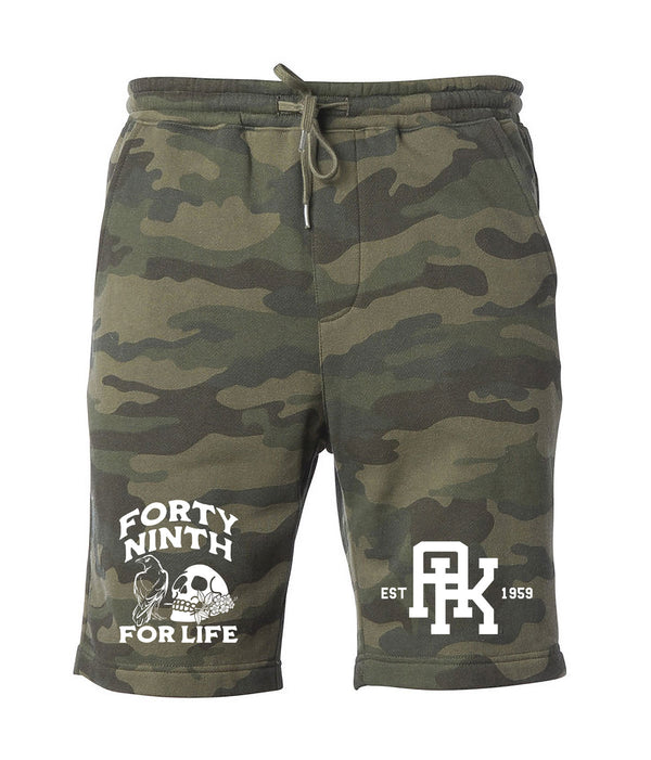 Forty Ninth Green Camo Shorts