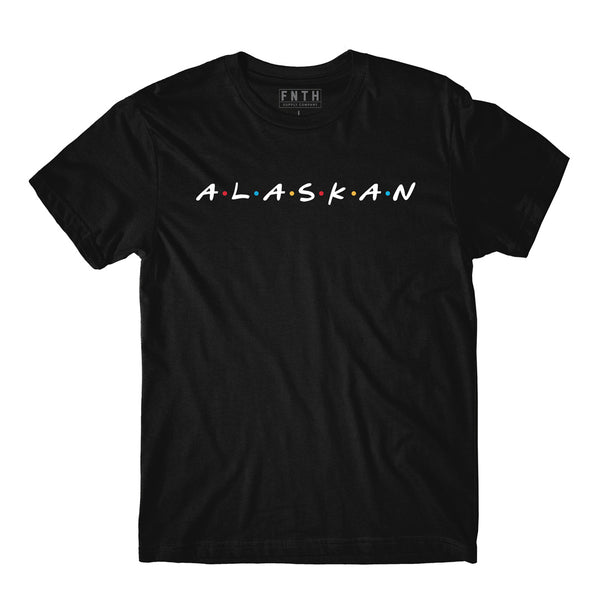 Alaskan Friends Black T-Shirt