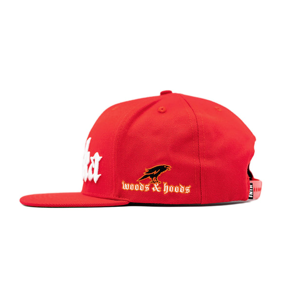 illaska Red Snapback Hat