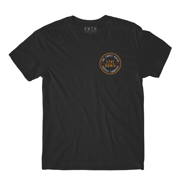 Stay Down Black T-Shirt