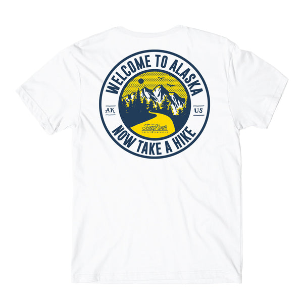 Take A Hike White T-Shirt
