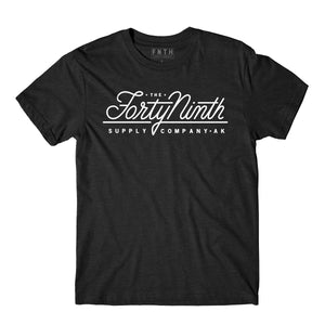 True Logo Bleached Black T-Shirt